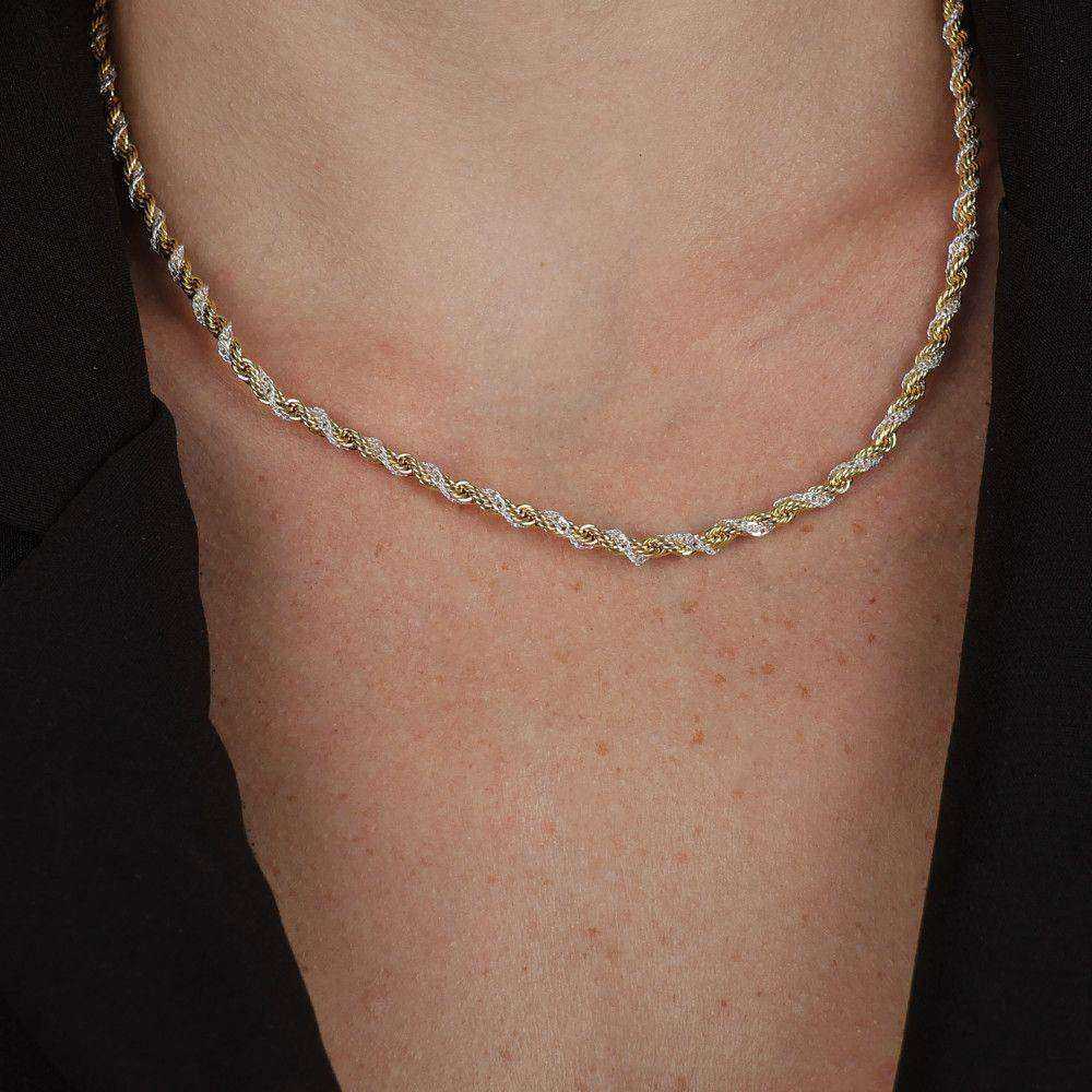 Colar Baiano Dourado e Prateado - Galeria